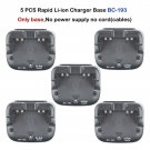 5x Rapid Li-ion Charger Base For ICOM IC-T70A, IC-T70E, IC-F3002 Portable Radio