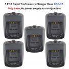 5xRapid Charger Base KSC32 For Kenwood TK5310G TK5310GK TK5310GK2 Portable Radio