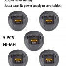 5x Rapid Ni-MH Charger Base For Motorola CP040 PR400 CP200D EP450 Portable Radio