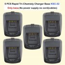 5x Rapid Charger Base KSC-32 For Kenwood TK5310GK7  Portable Radio