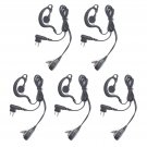 5x  Headset Earpiece Earphone for Motorola CP140 CP160 CP180 CP185 CP200 Radios