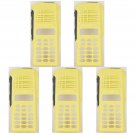 5x Yellow Replacement Repair Case Housing For Motorola HT1250 Portable Radio 5x Yellow Replacement Repair Case Housing For Motorola HT1250 Portable Radio