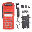 Red Replacement Repair Full-keypad Case Housing For Motorola HT1250 Radios