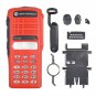 Red Replacement Repair Full-keypad Case Housing For Motorola HT1250 Radios