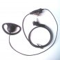 D Shape Earhook Headset for Vertex Standard VX414 VX417 VX418 portable radio
