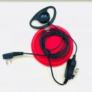D Style Shape Headset Earphone For ICOM IC-F3101D IC-F4101D Portable Radios D Style Shape Headset Earphone For ICOM IC-F3101D IC-F4101D Portable Radios