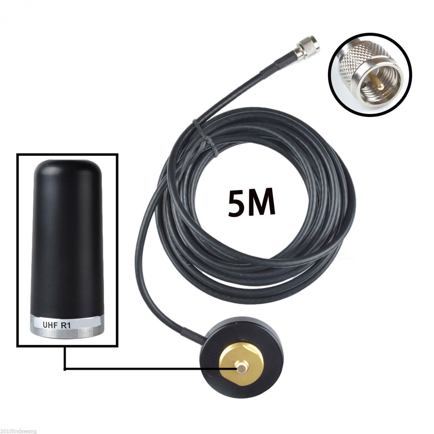 UHF R1 Antenna+2.2" Mount for Motorola CDM1550 CDM1250 Mobile