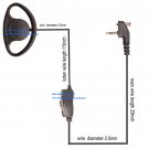 D Style Shape Earpiece Earphone For Vertex VX298 VX180 VX350 VX351 VX354 VX418 D Style Shape Earpiece Earphone For Vertex VX298 VX180 VX350 VX351 VX354 VX418