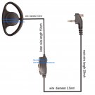 D Style Shape Earpiece Earphone For Vertex VX110 VX130 VX131 VX132 VX150 VX168