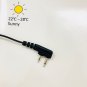 D Style Shape Earpiece mic For ICOM IC-F3031 IC-F4031 T/S Portable Radios