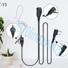 1-wire Surveillance Earpiece for Icom IC-F22 IC-F25 IC-F33 IC-F34 Portable radio
