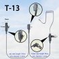 2-wire Headset Earpiece mic For Vertex Standard VX400 VX410 VX420 Portable Radio