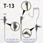 2-wire Headset Earphone mic for Icom IC-F3031 IC-F4031 T/S Portable radio