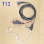 2-wire Headset Earphone mic for Icom IC-F14 IC-F16 IC-F24 IC-F26 Portable radio