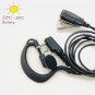 Earhook Earloop Earpiece For ICOM IC-F11 IC-F12 IC-F3000 IC-F14 Portable Radio