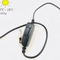D Style Shape Headset Earphone For ICOM IC-F3230 IC-F4230 DT/DS Portable Radios