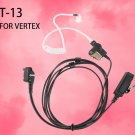 2-wire Surveillance Earpiece Vertex Standard VX130 VX131 VX418 Portable Radio