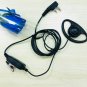 D Style Shape Headset Earphone For ICOM IC-F3011 IC-F4011 Portable Radios