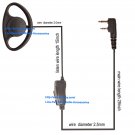 D Style Shape Headset Earphone For ICOM IC-F3001 IC-F4001 Portable Radios D Style Shape Headset Earphone For ICOM IC-F3001 IC-F4001 Portable Radios