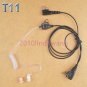 1-wire Headset Earphone mic for Icom IC-F3011 IC-F4011 Portable radio