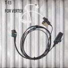 2-wire Surveillance Earpiece for Vertex Standard VX451 VX454 Portable Radio