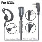 Earhook Earloop Earpiece For ICOM IC-F-1000D IC-F2000D IC-F4000 Portable Radio