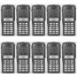10x Black Replacement Repair case Housing cover for motorola MTX8250.LS Radio