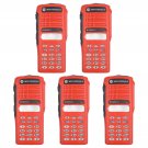 5x Red Replacement Repair Case Housing For Motorola MTX8250.LS Portable Radios 5x Red Replacement Repair Case Housing For Motorola MTX8250.LS Portable Radios