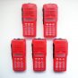 5x Red Replacement Repair Case Housing For Motorola PRO7150 Portable Radios