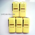 NEW 5x Yellow Repair front CASE Housing cover For Motorola GP360 walkie talkie NEW 5x Yellow Repair front CASE Housing cover For Motorola GP360 walkie talkie