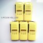 NEW 5x Yellow Repair front CASE Housing cover For Motorola GP360 walkie talkie