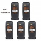 5x PMNN4077 Li-ion Battery For Motorola DGP4150 DGP6150 Portable Radio