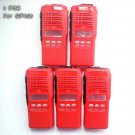 NEW 5x Red Repair front CASE Housing cover For Motorola GP360 walkie talkie NEW 5x Red Repair front CASE Housing cover For Motorola GP360 walkie talkie
