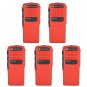 5x Red Replacement Repair Case Housing for Motorola PRO5150 Portable Radio