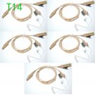 5x Beige Surveillance Kit Accessories Headset For Motorola GP344 GP388 EX500 5x Beige Surveillance Kit Accessories Headset For Motorola GP344 GP388 EX500