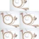 5x 2pin Beige Surveillance Kit Tube Headset Earphone Earpiece for Motorola Radio 5x 2pin Beige Surveillance Kit Tube Headset Earphone Earpiece for Motorola Radio