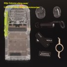 Clear Transparent Replacement Case Housing For Motorola  GP328 Portable Radio