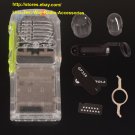 Clear Transparent Replacement Case Housing For Motorola GP340 Portable Radio