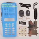 Blue Replacement Repair Case Housing Cover For Motorola GP380 portable Radio