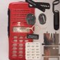 Red Replacement Repair Case Housing For Motorola PRO7150 Portable Radios