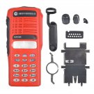 Red replacement Repair Kit Case Housing For Motorola GP380 Portable radio