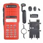 Red replacement Repair Kit Case Housing For Motorola GP380 Portable radio