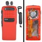 Red Case Housing with ribbon type cable mic and speaker for motorola GP329 radio