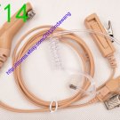 Beige Acoustic Tube Earphone Earpiece For Motorola XIR P8200 P8208 P8260 P8268