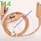 Beige Acoustic Tube Earphone Earpiece For otorola GP640 GP680 GP1280 PTX700
