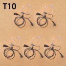 5x Surveillance Kit Tube Headset Earpieces For ICOM Portable Radio 5x Surveillance Kit Tube Headset Earpieces For ICOM Portable Radio