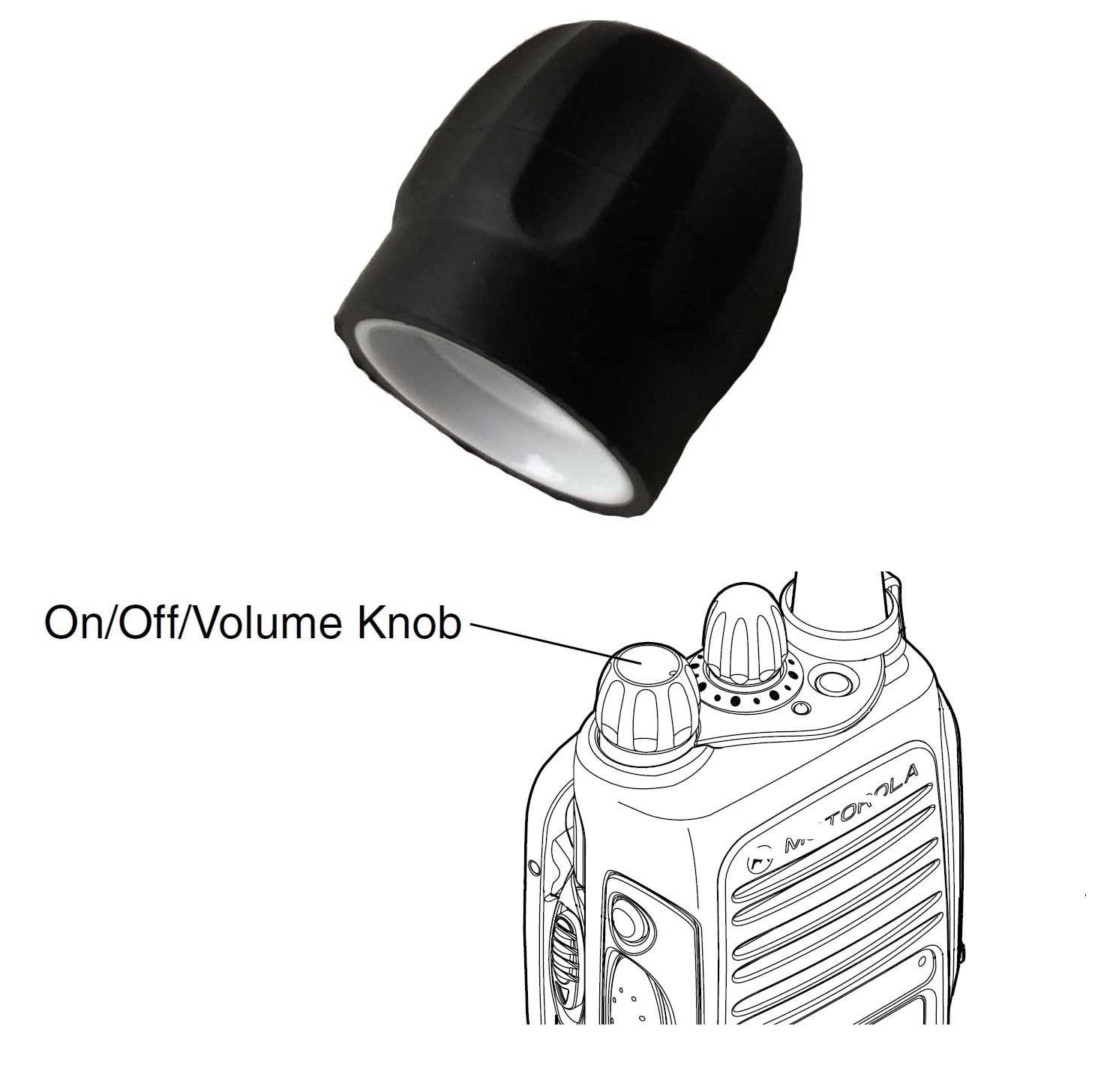 On/Off/Volume Power Knob For Motorola HT750 HT1250 HT1550 Portable radio