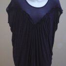 French Connection M Tunic Top Blue Draped Shirred NEW $118 Style 76AB5 French Connection M Tunic Top Blue Draped Shirred NEW $118 Style 76AB5