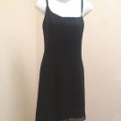 Scott McClintock 10 Little Black Dress Asymmetric Rhinestone Prom Cocktail