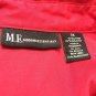 ME Modern Essentials Plus Size 3X Top Red Button Down Shirt French Cuffs